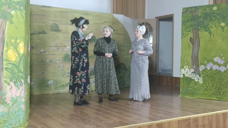 Постановка "Современные дела" для юных зрителей с. Сагопши. 2