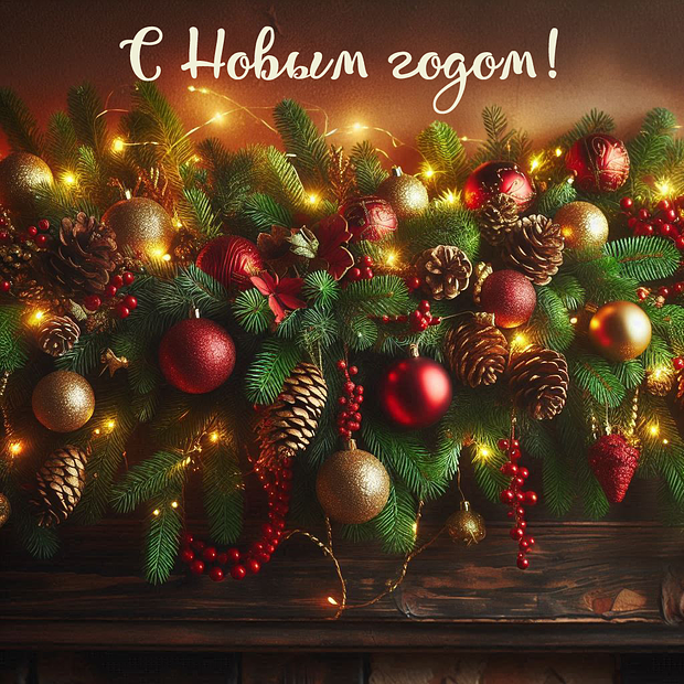 С наступающим новым годом!