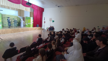 Постановка "Современные дела" для юных зрителей с. Сагопши. 0