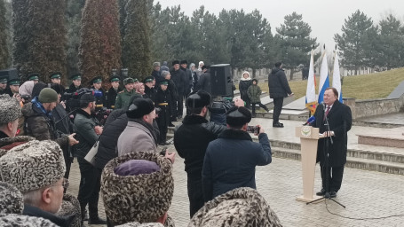 В Ингушетии прошел траурный митинг, посвящённый 82-й годовщине депортации ингушского народа 0
